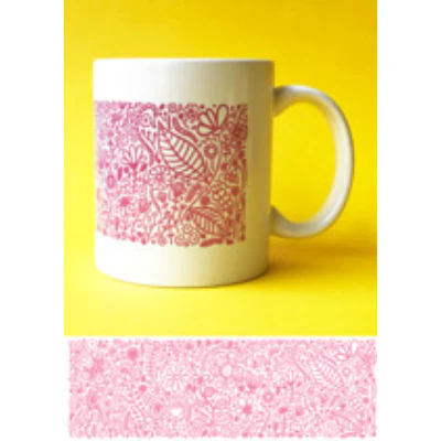 Able & Game - Pink Florals Mug