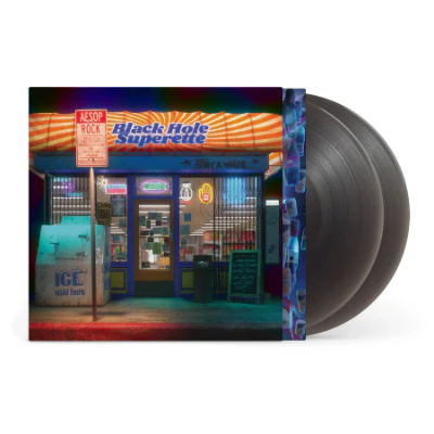 Aesop Rock - Black Hole Superette (2LP Black Ice Coloured Vinyl)