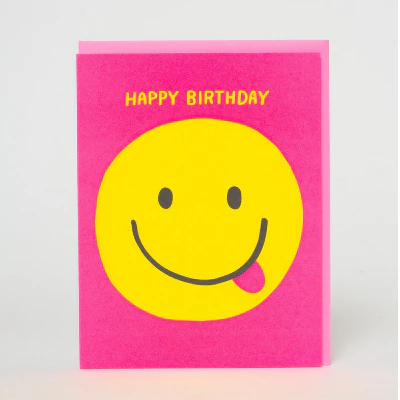 Ashkahn Card - Happy Birthday (Yellow Face)