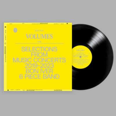 Bon Iver - Volumes: One "Selections From Music Concerts 2019-2023 Bon Iver 6 Piece Band" (Black Vinyl)