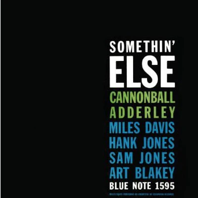 Cannonball Adderley ‎- Somethin' Else (Black Vinyl)