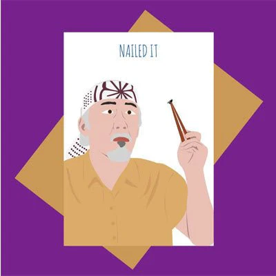 Meet Me In Shermer Card - Karate Kid