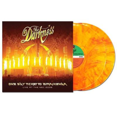 Darkness, The - One Way ticket to Birmingham (Live at the NEC) (Red & Yellow Marbled Coloured Vinyl) (RSD Exclusive 2026)