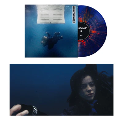 Eilish, Billie - Hit Me Hard And Soft (One Year Anniversary Dark Blue & Orange Splatter Coloured Vinyl, Foil Printed Sleeve & Poster)