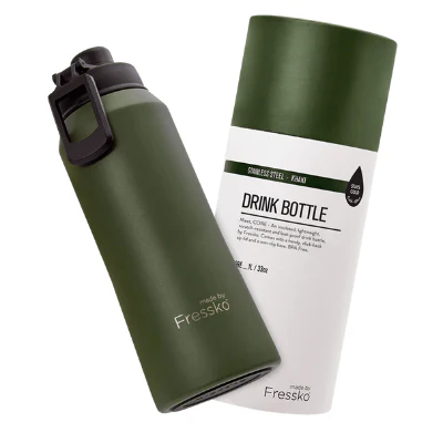 Fressko - Core 1 Litre Flask (Khaki Colour)