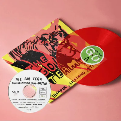 Go! Team, The - Thunder, Lightning, Strike (Limited Indies Red Coloured Vinyl + Demos CD)