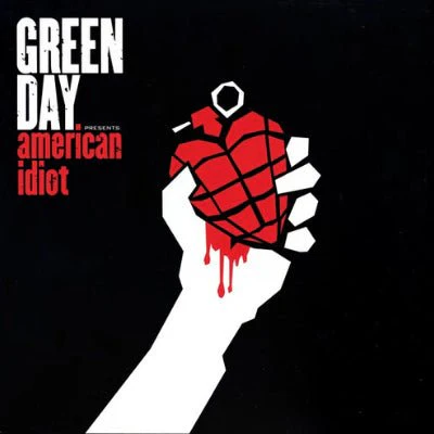 Green Day - American Idiot (Limited Red / Black Swirl & White / Black Swirl Coloured 2LP Vinyl) - Image 2