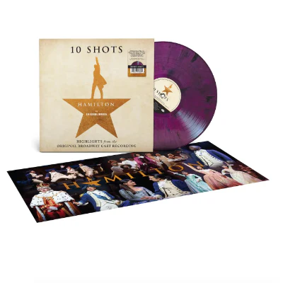 Hamilton - 10 Shots: Highlights from the Broadway Cast Recording (Burr's Purple Coloured Vinyl)