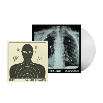 IDLES - Caught Stealing (Original Motion Picture Soundtrack) (White Coloured Vinyl)(Signed Artcard)