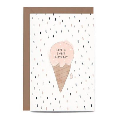 In The Daylight Card - Have A Sweet Birthday (Ice Cream)
