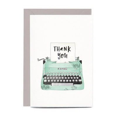 In The Daylight Card - Thank You Typewriter