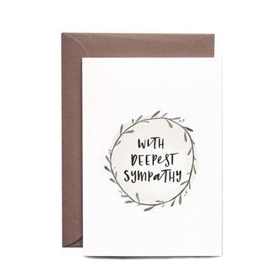 In The Daylight Card - With Deepest Sympathy