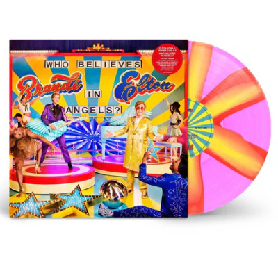 John, Elton & Brandi Carlile - Who Believes In Angels? (Limited Indies Pink & Orange Spiral Coloured Vinyl)