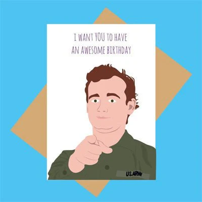 Meet Me In Shermer Card - Bill Murray Awesome Birthday