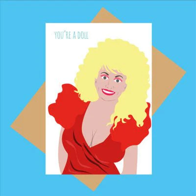 Meet Me In Shermer Card - You're A Doll