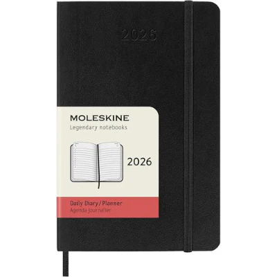 Moleskine 2026 12 Month Daily Pocket Soft Cover Diary