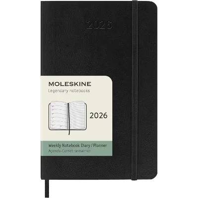 Moleskine 2026 12 Month Weekly Pocket Softcover Diary