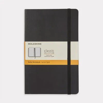Moleskine Notebook - Classic Soft Cover Large Ruled Black