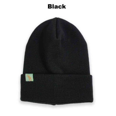 Otto & Spike Base - Merino Beanie (Black)