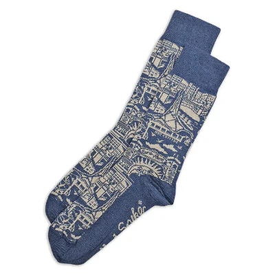 Otto & Spike Socks - Melbourne (Navy)