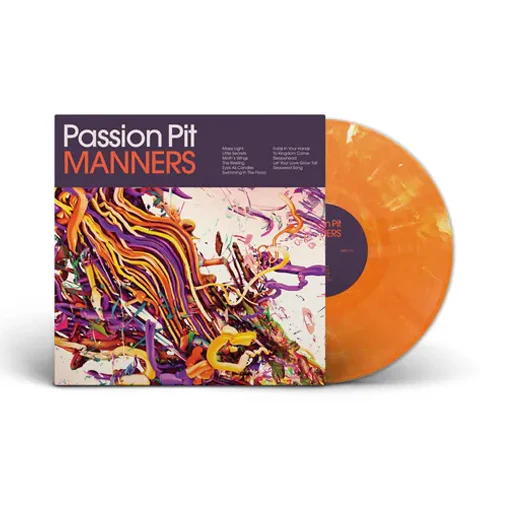 Passion Pit - Manners (15th Anniversary Edition Marble Orange Coloured Vinyl)