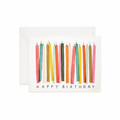 Rifle Paper Co Card - Happy Birthday Candles