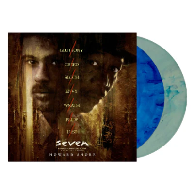 Seven (Se7en) - Original Motion Picture Score by Howard Shore ("Lust & Sloth" Light & Dark Blue Coloured 2LP Vinyl)