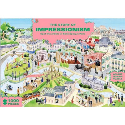 Story of Impressionism (An Art Jigsaw Puzzle) : Spot the Artists in Belle Epoque Paris