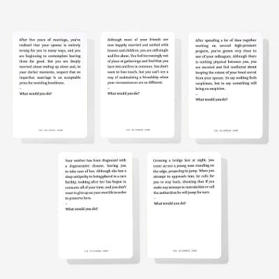 The School Of Life -  Dilemmas Game Card Set - Image 4