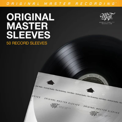 Vinyl Sleeves - 12" Original Master Record Inner Sleeves (50 Pack) - Mobile Fidelity